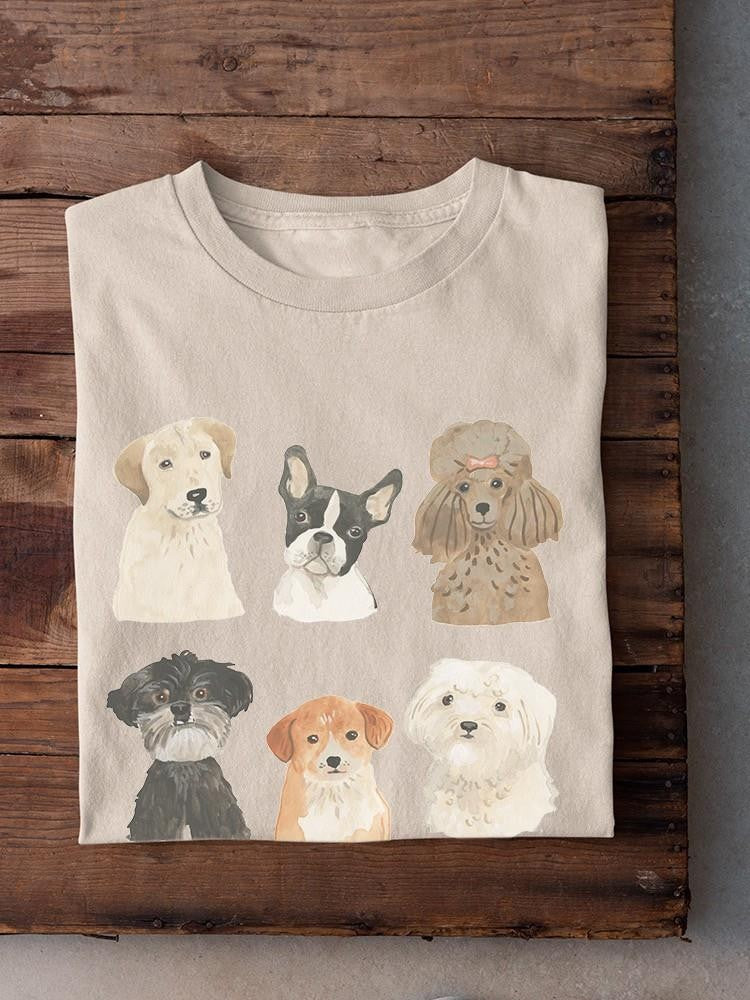 Doggos And Puppers Ii T-shirt -June Erica Vess Designs