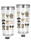 Doggos And Puppers Ii. Tumbler -June Erica Vess Designs