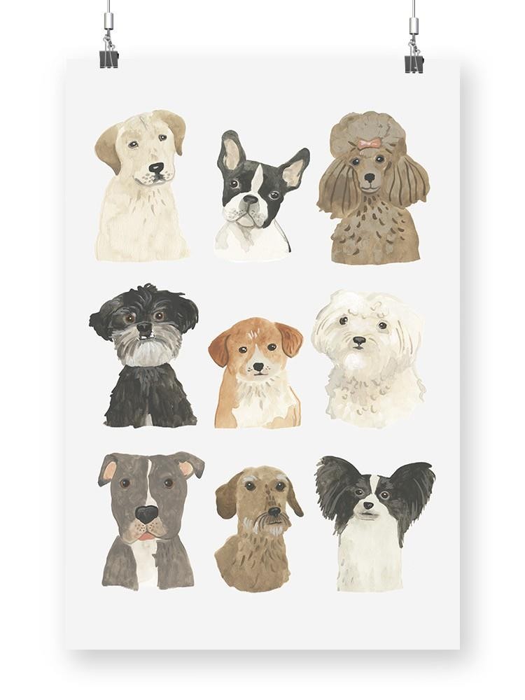 Doggos And Puppers Ii. Wall Art -June Erica Vess Designs
