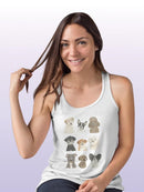 Doggos And Puppers Ii T-shirt -June Erica Vess Designs