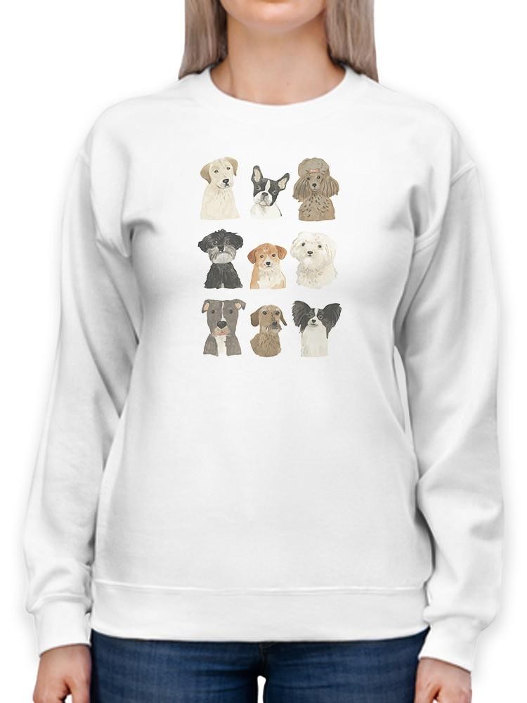 Doggos And Puppers Ii Sweatshirt -June Erica Vess Designs