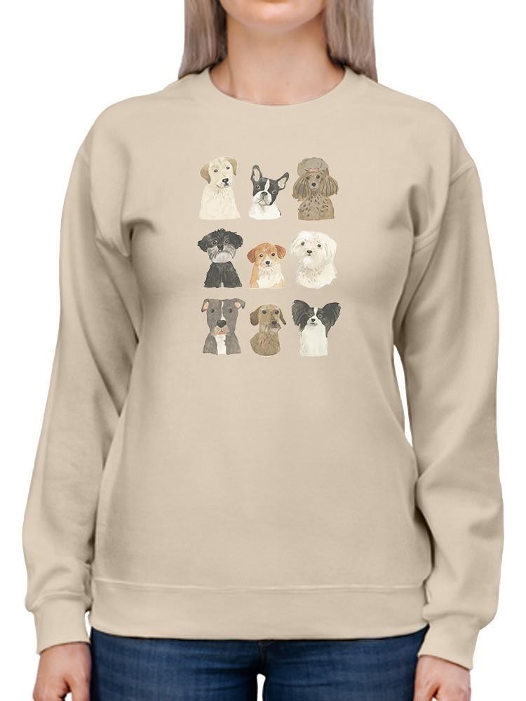 Doggos And Puppers Ii Sweatshirt -June Erica Vess Designs