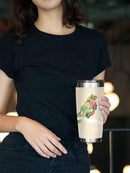 Foliage And Feathers Ii. Tumbler -June Erica Vess Designs