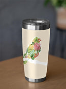 Foliage And Feathers Ii. Tumbler -June Erica Vess Designs