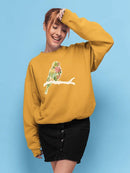 Foliage And Feathers Ii Sweatshirt -June Erica Vess Designs