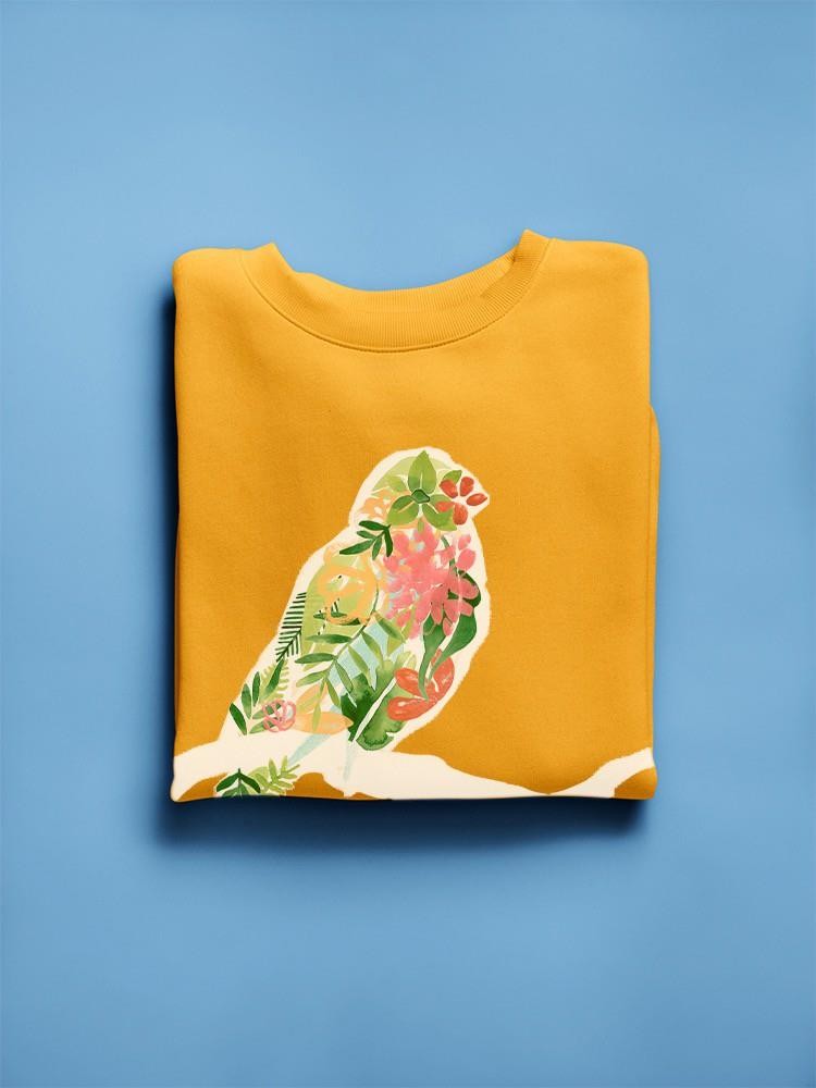 Foliage And Feathers Ii Sweatshirt -June Erica Vess Designs