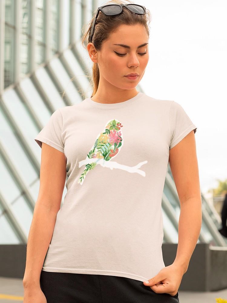 Foliage And Feathers Ii T-shirt -June Erica Vess Designs
