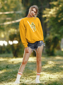 Foliage And Feathers Iii. Sweatshirt -June Erica Vess Designs