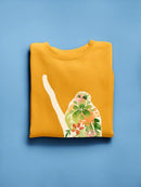 Foliage And Feathers Iii. Sweatshirt -June Erica Vess Designs
