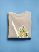 Foliage And Feathers Iii. Sweatshirt -June Erica Vess Designs