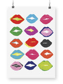 Kiss Kiss I Wall Art -June Erica Vess Designs