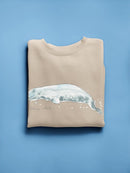 Cetacea Beluga Whale. Sweatshirt -June Erica Vess Designs
