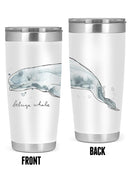 Cetacea Beluga. Whale Tumbler -June Erica Vess Designs