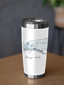 Cetacea Beluga. Whale Tumbler -June Erica Vess Designs