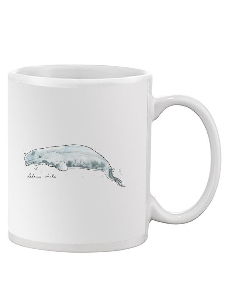 Cetacea Beluga. Whale Mug -June Erica Vess Designs