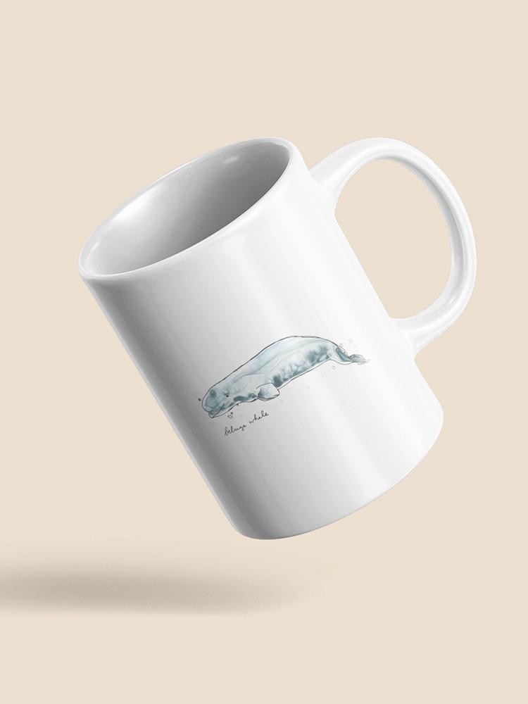 Cetacea Beluga. Whale Mug -June Erica Vess Designs