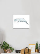Cetacea Beluga. Whale Wall Art -June Erica Vess Designs