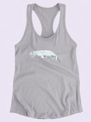 Cetacea Beluga Whale. T-shirt -June Erica Vess Designs