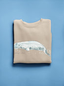 Cetacea Beluga Whale. Sweatshirt -June Erica Vess Designs