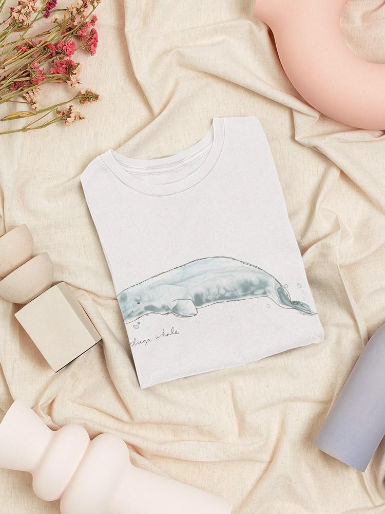 Cetacea Beluga Whale. T-shirt -June Erica Vess Designs