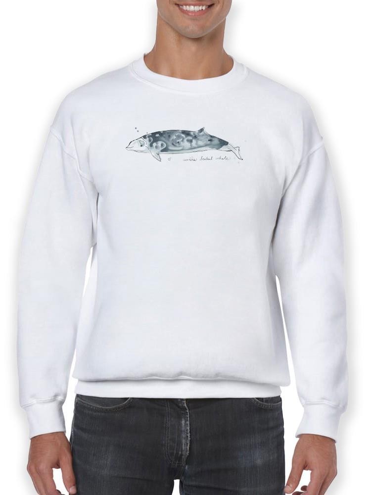 Cetacea Cuviers Beaked Whale. Sweatshirt -June Erica Vess Designs