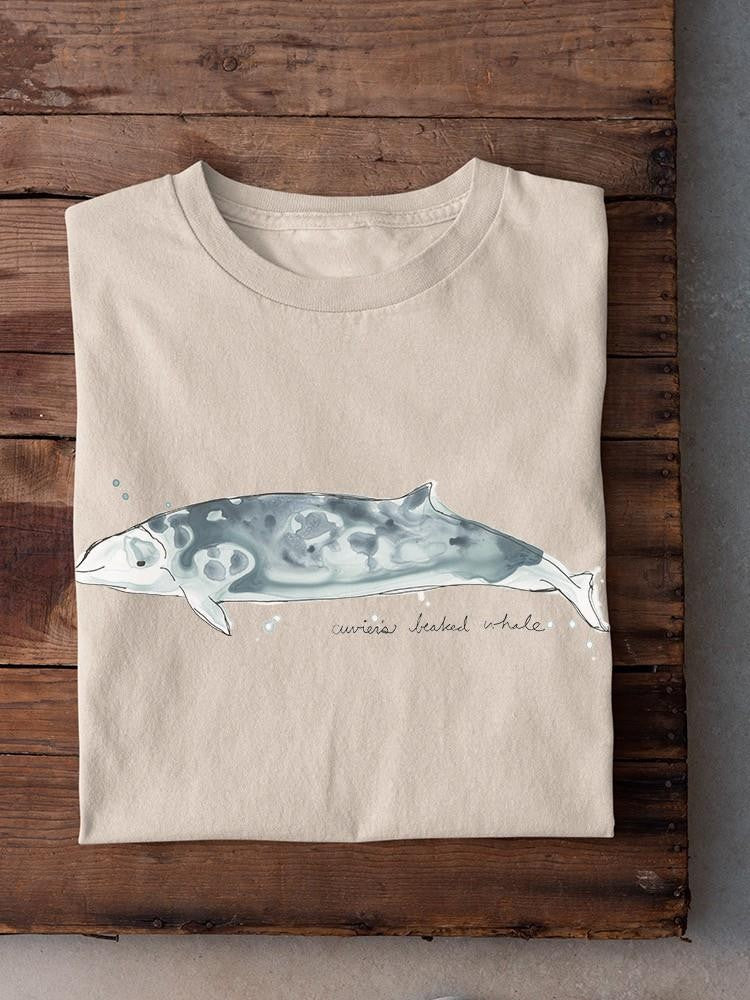 Cetacea Cuviers Beaked Whale. T-shirt -June Erica Vess Designs