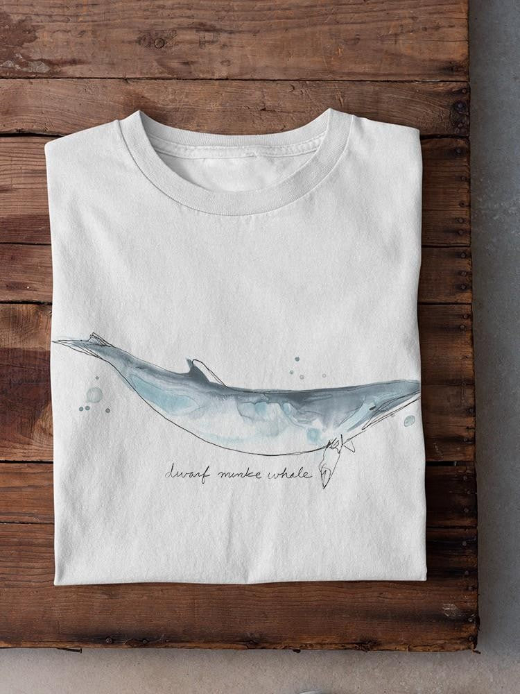 Cetacea Dwarf Minke Whale. T-shirt -June Erica Vess Designs