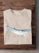Cetacea Dwarf Minke Whale. T-shirt -June Erica Vess Designs