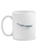 Cetacea Dwarf Minke. Whale Mug -June Erica Vess Designs
