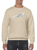 Cetacea Gray Whale. Sweatshirt -June Erica Vess Designs