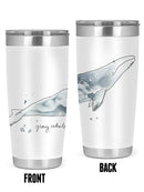 Cetacea Gray. Whale Tumbler -June Erica Vess Designs