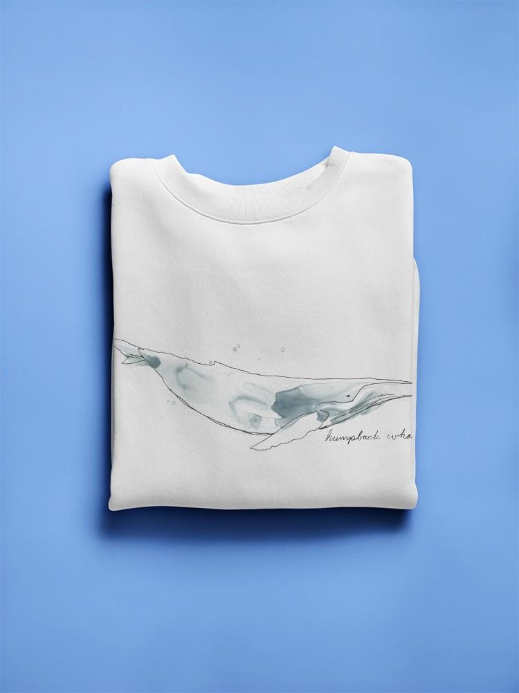 Cetacea Humpback. Sweatshirt -June Erica Vess Designs