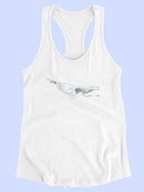 Cetacea Humpback. T-shirt -June Erica Vess Designs