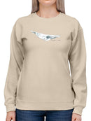 Cetacea Humpback. Sweatshirt -June Erica Vess Designs