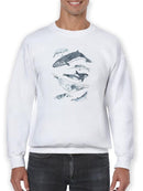 Cetacea I. Sweatshirt -June Erica Vess Designs