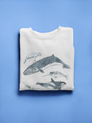 Cetacea I. Sweatshirt -June Erica Vess Designs