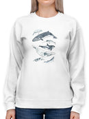 Cetacea I. Sweatshirt -June Erica Vess Designs