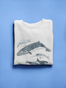 Cetacea I. Sweatshirt -June Erica Vess Designs