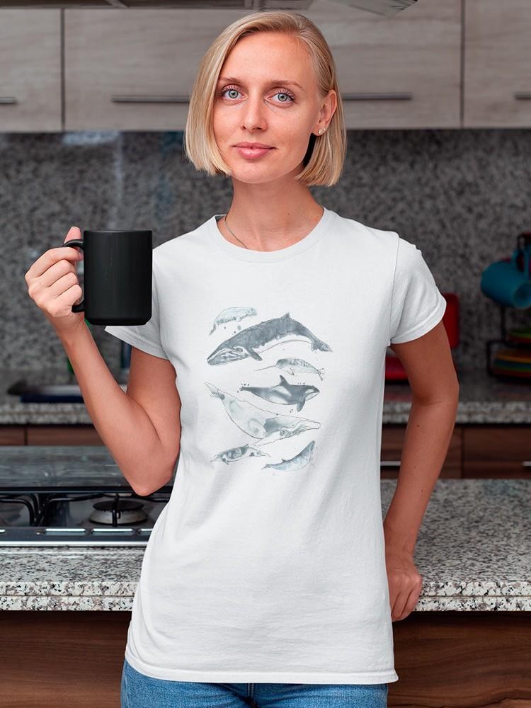 Cetacea I. T-shirt -June Erica Vess Designs