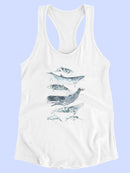 Cetacea Ii T-shirt -June Erica Vess Designs