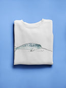 Cetacea Narwhal Sweatshirt -June Erica Vess Designs