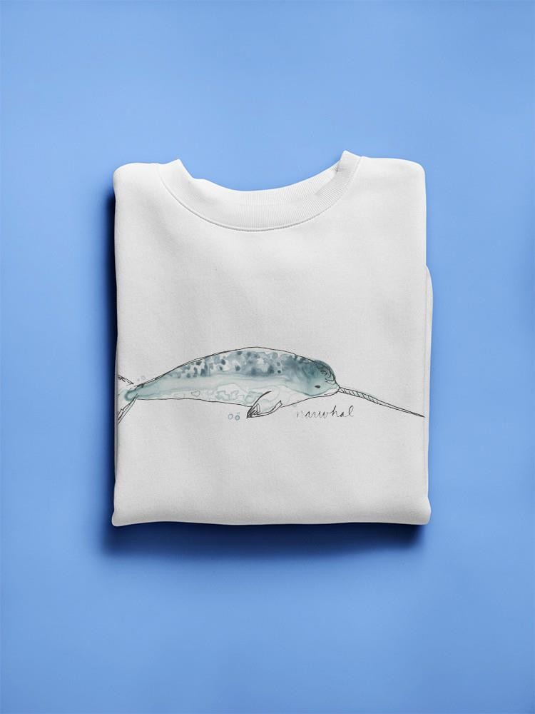 Cetacea Narwhal Sweatshirt -June Erica Vess Designs