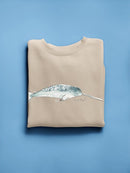 Cetacea Narwhal Sweatshirt -June Erica Vess Designs
