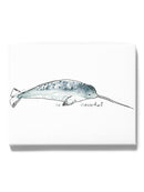 Cetacea Narwhal. Wall Art -June Erica Vess Designs