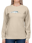 Cetacea Narwhal Sweatshirt -June Erica Vess Designs