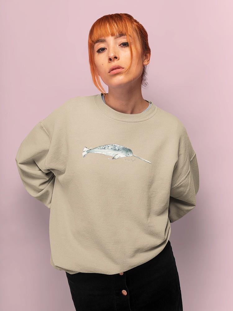 Cetacea Narwhal Sweatshirt -June Erica Vess Designs