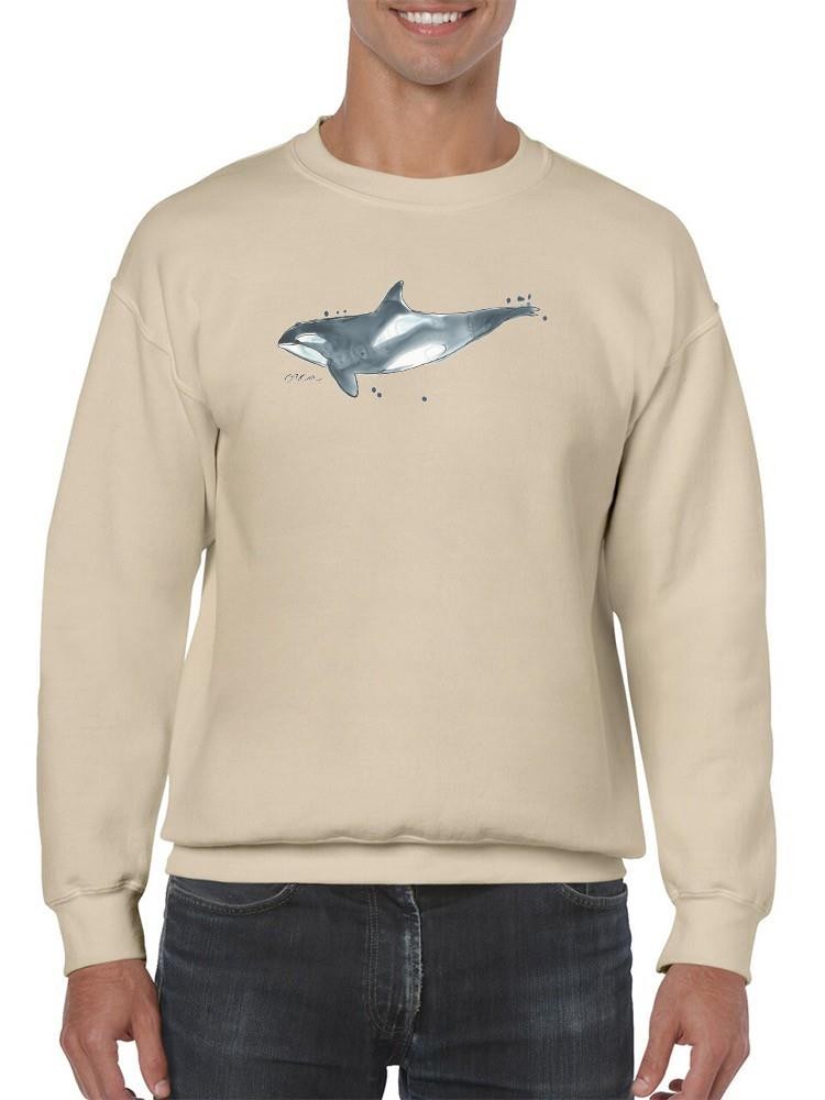 Cetacea Orca Whale Sweatshirt -June Erica Vess Designs