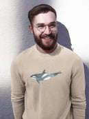 Cetacea Orca Whale Sweatshirt -June Erica Vess Designs