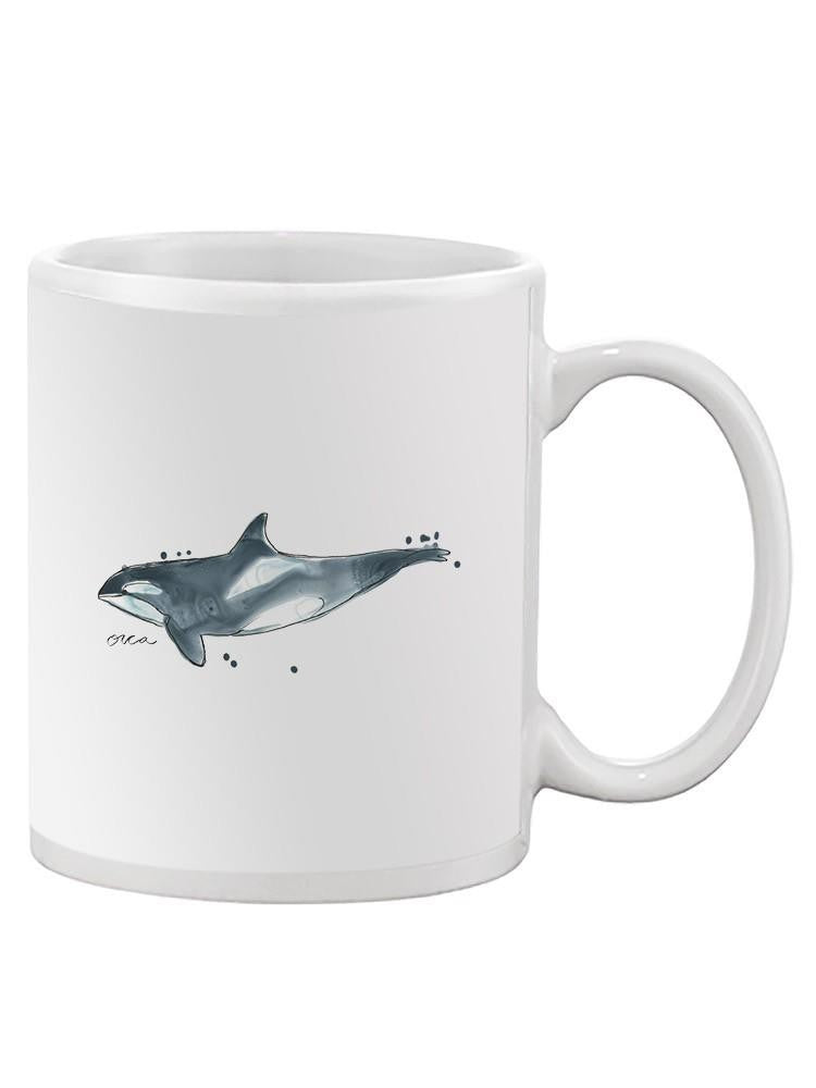 Cetacea Orca Whale. Mug -June Erica Vess Designs