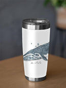 Cetacea Sei Whale. Tumbler -June Erica Vess Designs